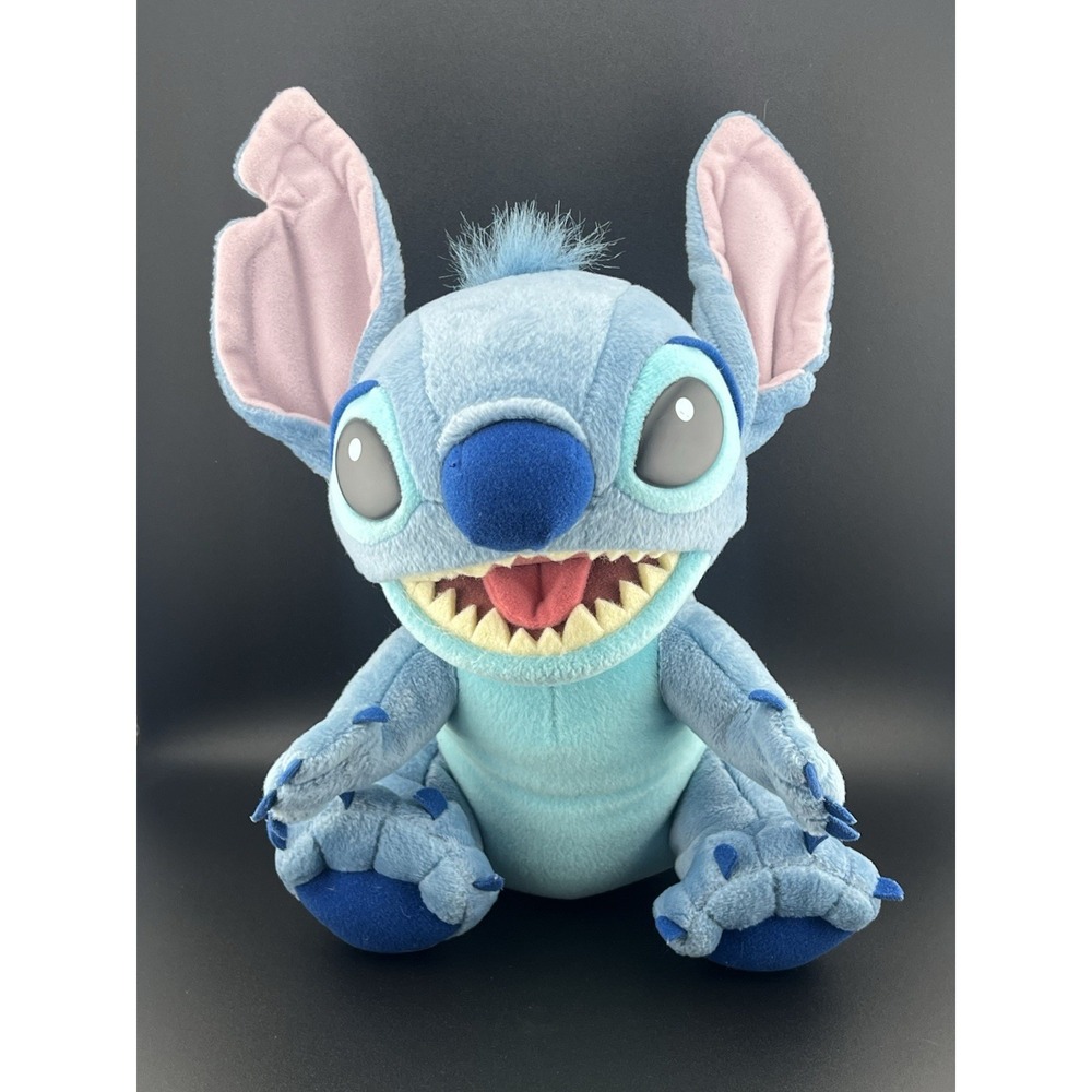 Disney Hasbro Aloha Stitch Plush Blue Posing‎ Wire Toy 03570 Lilo & Stitch 2002